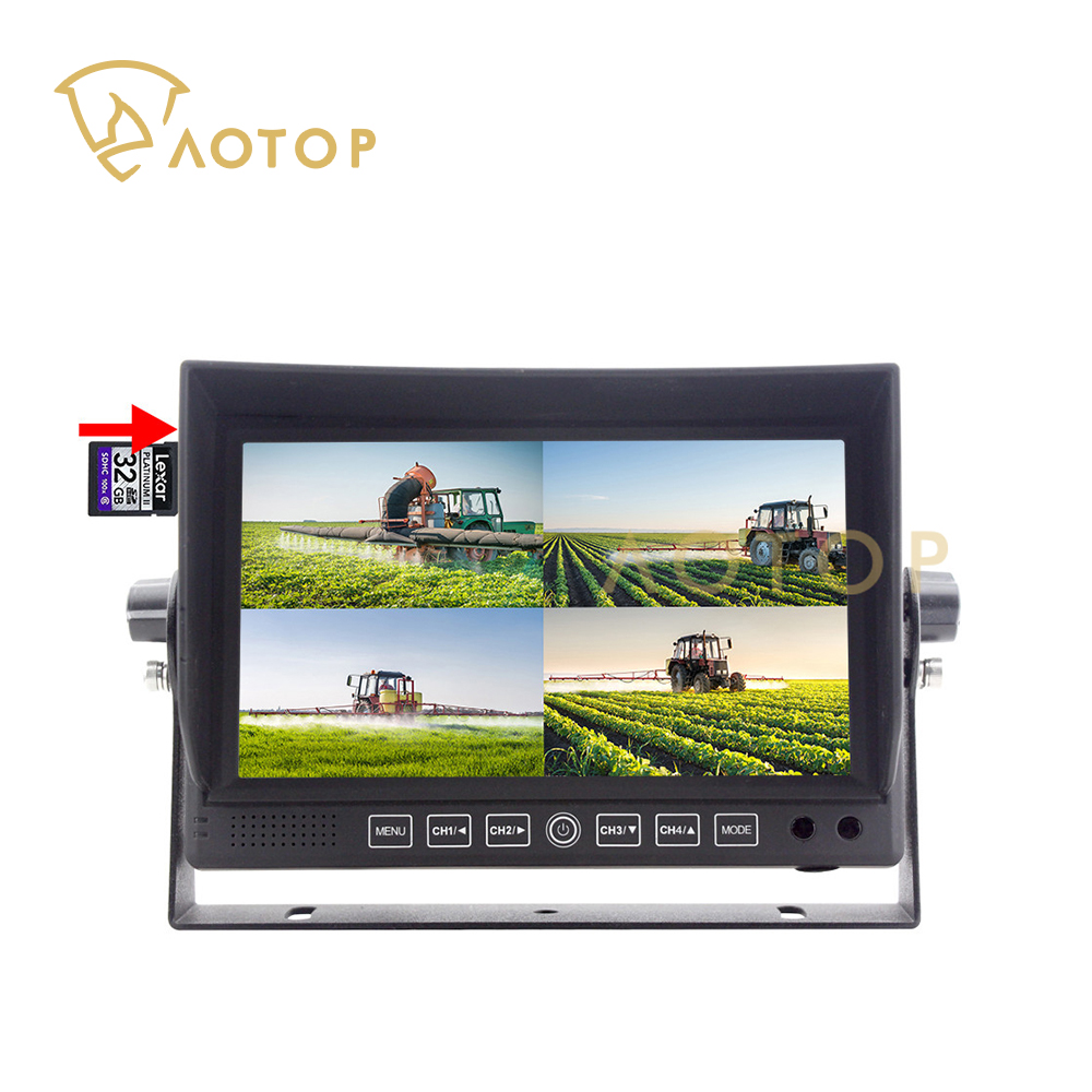 7Inch DVR Quad Monitor CM-702MQ-DVR