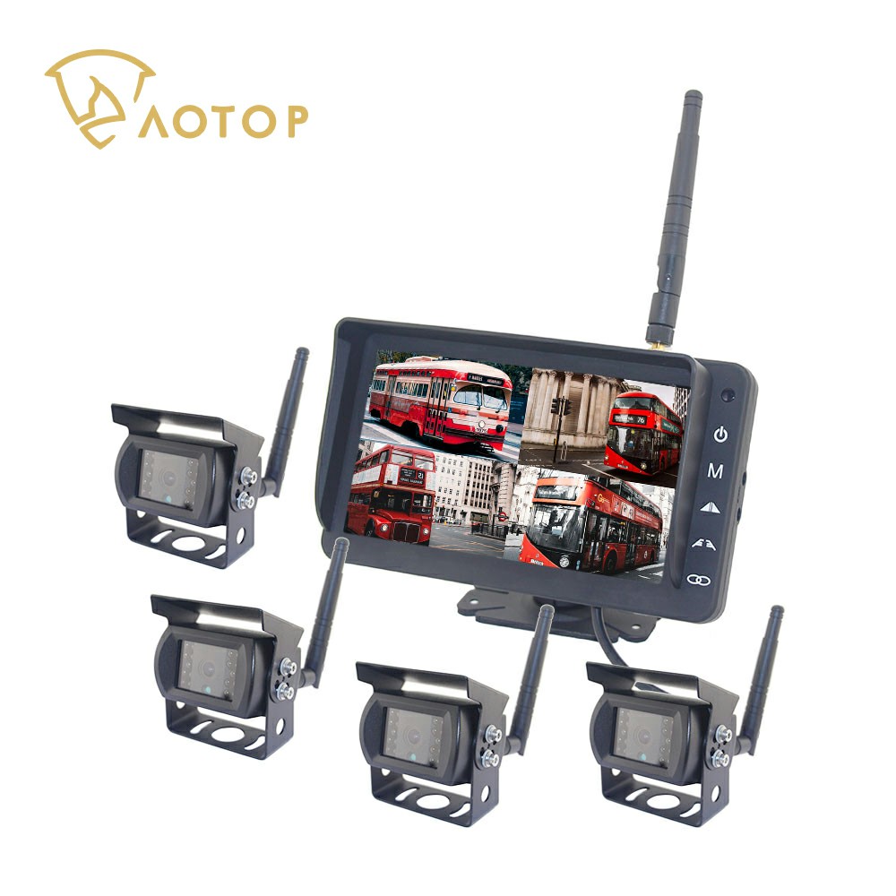 CM-718MDW HD 1080P Wireless Rear View System Support DVR
