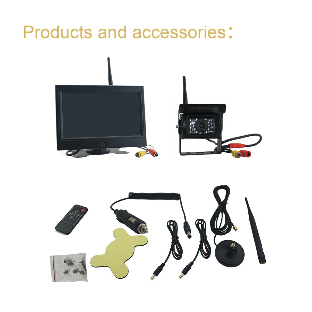 (Out of sold) 7'' Wireless Rear View System CM-701MDW-1