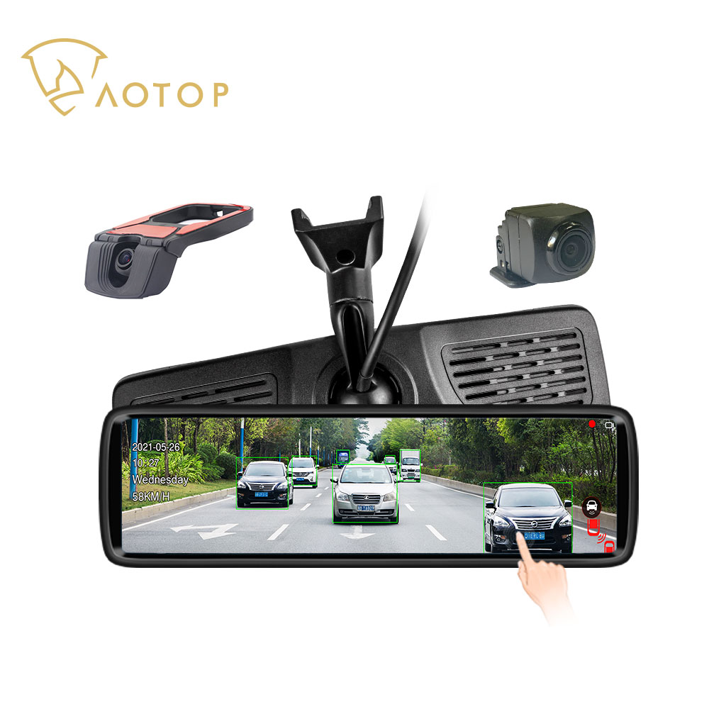 NEW T95 ADAS/BSD Full Touch Screen Rear View Mirror Monitor with Over 100+ Bracket for Option