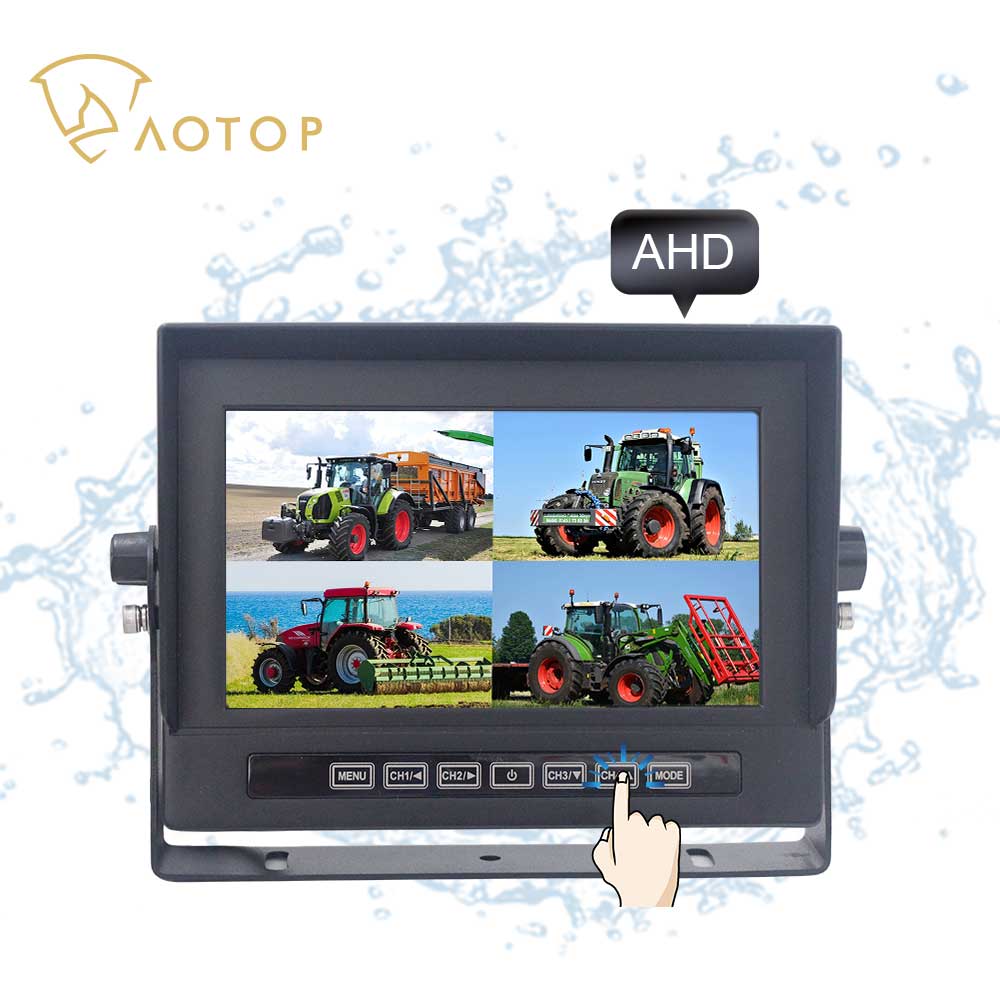 CM-708WHQ Waterproof Quad AHD Monitor 