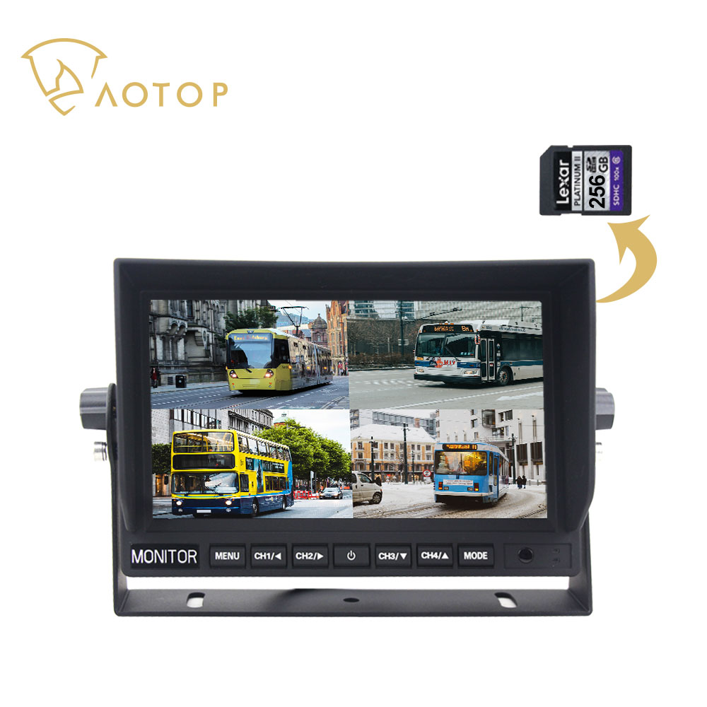 CM-709HQ 1080P 7 Inch AHD Quad DVR Monitor  