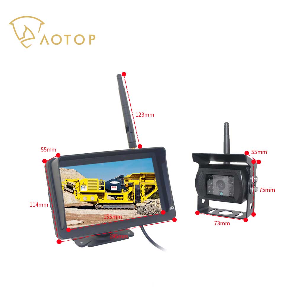 CM-718MDW 1Channels 1080P Wireless Rear View System Support DVR