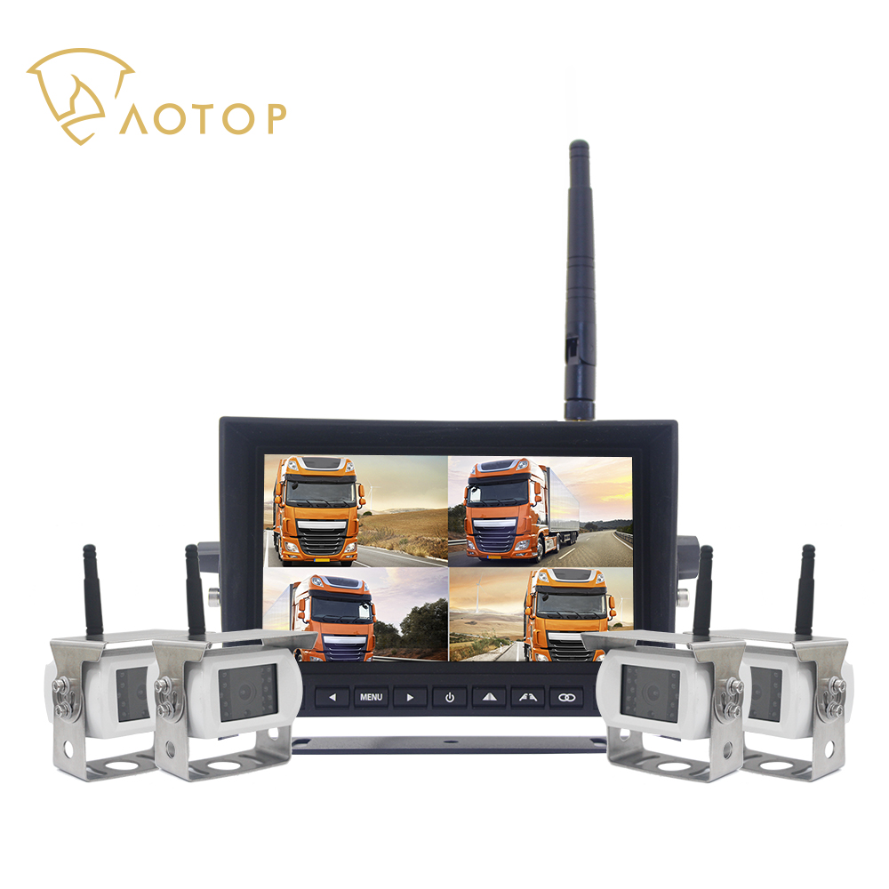 CM-709MDW 720P 4CH AHD Wireless Rear View System